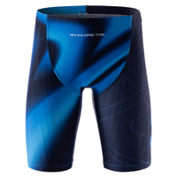 1 x RAW Customer Returns MY KILOMETRE Boys Endurance Jammer Swimsuit Children s Swimming Trunks for Teen Blue-XL - RRP €28.99