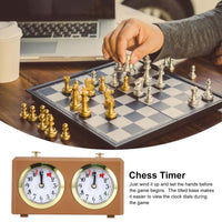 1 x RAW Customer Returns Dasing Chess Timer Mechanical Chess Clock Analog for Chess Game Timer Clock Official Clocks Timer No Battery Required - RRP €25.82