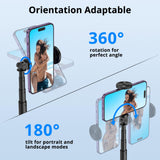 1 x RAW Customer Returns ATUMTEK 130CM Selfie Stick Tripod, Bluetooth Selfie Stick with Heavy Duty Aluminum and Non-Slip Tripod Feet for iPhone and Android Cell Phone Selfie, Video Recording, Video Blogs Live Streaming - RRP €32.26