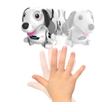 1 x RAW Customer Returns Silverlit YCOO 88586 ROBO DACKEL R by, remote-controlled robot dog, toy dog for children, reacts to movements, fetches his ball, follow me function, 35 cm, white, from 5 years - RRP €35.28