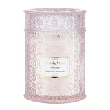 1 x RAW Customer Returns La Jol e Muse scented candle in a glass, Wild Rose scented candle, 550g, natural candle for the home, burns for 90 hours, gift candle - RRP €29.99