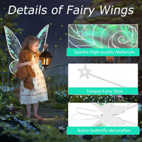 6 x Brand New Takmor Fairy Wings Adult Fairy Wings Children, Fairy Wings Women Adult Winx Club Costume Fairy Wings for Carnival Birthday Halloween Christmas Role Play Comic Con Themed Party White  - RRP €115.14