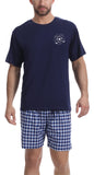 1 x RAW Customer Returns Timone men s pajamas TI30-108 dark blue 2074 03, XXL  - RRP €28.99