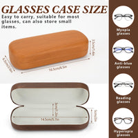 1 x RAW Customer Returns Hifot 2 Pack Glasses Case Hardcase, Glasses Cases Glasses Case Hard Glasses Case Hard Shell, Portable Reading Glasses Case Sunglasses Case Hard Shell, Hard Glasses Cases for Women Men Children - RRP €27.6