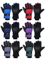 6 x Brand New Bencailor 6 Pairs Kids Winter Gloves Waterproof Children Ski Gloves Windproof Warm Snow Gloves for Children 6-10 Years  - RRP €187.5