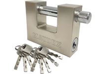 1 x RAW Customer Returns Maudex MDP 70 10 keys Container padlock Heavy Duty Outdoor - Anti-drill, anti-pick cylinder - Also suitable as a security lock for garage, shed, motorcycle - RRP €25.28