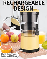 1 x RAW Customer Returns Lemon Squeezer Electric Juicer Electric Orange Squeezer Citrus Press Portable USB Charging Juicer Juicer for Orange, Lemons, Citrus Fruits - RRP €45.72