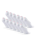 1 x RAW Customer Returns DANISH ENDURANCE Invisible Sneaker Socks 6 Pairs White, EU 39-42  - RRP €28.95