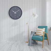 1 x RAW Customer Returns ACCSHINE Radio Controlled Wall Clock 30cm Modern Silent Non-Ticking Wall Clock Simple Classic Quartz Clock for Bedroom, School, Office, Living Room, Kitchen - RRP €31.99