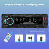 1 x RAW Customer Returns Car radio Bluetooth 5.1 Hikity 1 Din car radio with Bluetooth hands-free system, 7 colors FM radio 1 Din with 2 USB AUX RCA audio output EQ MP3 player remote control - RRP €30.24