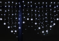 1 x RAW Customer Returns BLOOMWIN 2x1M Snowflake Curtain Lights Cold White, USB Christmas Lights 8 Modes Fairy Lights Curtain 104LEDs Mood Lights for Balcony, Window, Wedding, Christmas IP44 Fairy Lights - RRP €17.99