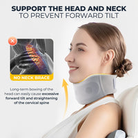 10 x RAW Customer Returns NIMOOD Soft Cervical Collar, Neck and Support, Keeps Vertebrae Stable and Aligned to Relieve Pressure, Cervical for Cervical Women, Men, Orthopedic Support, M-Grey  - RRP €179.9