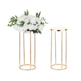 1 x RAW Customer Returns Sziqiqi 100cm Tall Large Flower Vases for Wedding Centerpieces 2 Pack Gold Vase Metal Vases Flower Centerpieces Geometric Floor Flower Stand for Event Baptism Party Wedding Anniversary Reception - RRP €45.85