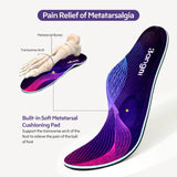 1 x RAW Customer Returns 3ANGNI Arch Support Insole - Orthotic Inserts for Pain Relief from Flat Feet, Plantar Fasciitis, Metatarsalgia - Valgus Pronation Orthopedic Insoles Men Women - RRP €20.32