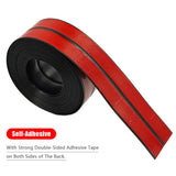 1 x RAW Customer Returns GELINTONG soft skirting board made of PVC - New upgrade bendable folding strip-self-adhesive end strip-Flexible decorative trim strip profile - home decoration black, 6 meters 30 x 30 mm  - RRP €27.94