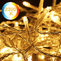 1 x Brand New Avoalre Christmas Lights 10M 100 LED, Outdoor Garland Lights with 8 Modes Light String Decoration Christmas Luminous Garlands for Outdoor, Indoor, Party, Wedding, Christmas, Garden, Warm White - RRP €20.4