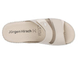 1 x RAW Customer Returns J rgen Hirsch Slippers Soft 01 Women s Leather Soft Non-Slip Footbed Blue, 39  - RRP €63.89