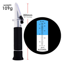 1 x RAW Customer Returns Alcohol refractometer with ATC 0 80 VOL volume, optical handheld concentration meter for distilled beverages for homebrew making - RRP €23.99