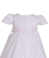 1 x RAW Customer Returns Leideur Baby Girl Baptism Dress Long White Wedding Dresses Formal Wedding Dresses for Newborns White, 18 Months  - RRP €37.99