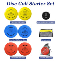 1 x RAW Customer Returns RAYNA GAMES 6 Piece Disc Golf Disc Set, Professional Disc Golf Set, Regular Size Disc Golf Disc for Adults, Putter Midrange Driver Disc Perfect Outdoor Games - RRP €30.99