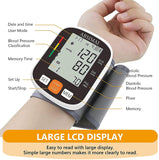 1 x RAW Customer Returns Automatic wrist blood pressure monitor blood pressure monitor, adjustable cuff 2AAA battery storage box 99 measurement memory function large LCD screen - RRP €26.21