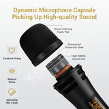 1 x RAW Customer Returns TONOR microphone wireless, wireless radio microphone wireless microphone handheld microphone dynamic microfono mic with receiver for amplifier PA system karaoke wedding party conference lecture TW320 Black - RRP €49.99