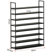 1 x RAW Customer Returns OYREL Shoe Rack 8 Tiers Shoe Organizer Shoe Storage 32-40 Pairs Shoe Rack for Closet Shoe Rack Organizer Entryway Shoe Holder Space Saving Shoe Rack Shoe Stand Large Tall Shoe Tower - RRP €36.99