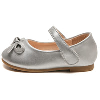 1 x Brand New PPXID Girls Mary Jane Shoes Princess Ballerinas Christening Shoes,Silver,35 EU - RRP €28.22