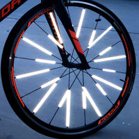 1 x Brand New Wivmypog Spoke Reflectors Bicycle, 12 36 Pieces Bicycle Spoke Reflective Warning Strips Cycling Reflective Clip Spoke Wheels - Bicycle Spoke Covers Wraps Decoration 36pcs  - RRP €36.0