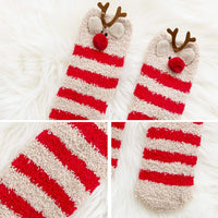 2 x RAW Customer Returns Zoylink Women Winter Socks Soft Socks Home Animal Socks Cute Girl Socks - RRP €39.34