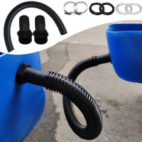 14 x Brand New APOMOONS rain barrel connection set, 2 rain barrel feedthroughs 25mm with hose nozzle, 50 cm connecting hose and 2 hose clamps rain barrel connector for rain barrel rain collector - RRP €168.98