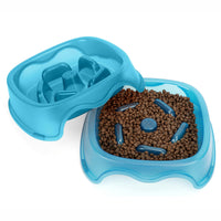 13 x Brand New 2pcs Slow Feeder Dog Bowls Dog Food Bowls Healthy Eating Bowl Blue  - RRP €265.2