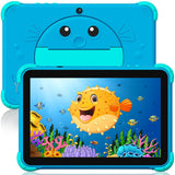 1 x RAW Customer Returns Ascrecem children s tablet 10 inch Android tablet children with WiFi dual camera IPS display 2GB 32GB, learning children s tablet from 3-14 years, toddler tablet PC with child-proof case Youtube Google Play blue  - RRP €89.99