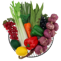 1 x RAW Customer Returns Meiwlong 11 PCS Fake Vegetables Artificial Plastic Fruits Lifelike Model Display Faux Realistic Props Decoration Household Festival Christmas - RRP €32.05