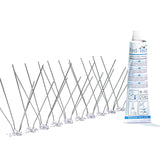 1 x RAW Customer Returns Bird-Tech TM 3 meter pigeon repellent made of stainless steel adhesive, made in the EU - RRP €26.4