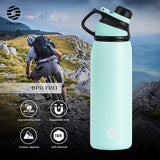 1 x RAW Customer Returns Fjbottle stainless steel sports drinking bottle with magnetic lid 1L, 800ml, 600ml, 400ml BPA-free leak-proof children s bottle - suitable for carbonated drinks, bicycle water bottle thermos for school, fitness - RRP €20.99