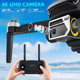 1 x RAW Customer Returns HANNVIW H220 GPS Drone with Professional 4K Camera, 5G FPV Drones for Adults, Less than 249g, Long Distance Transmission, Brushless Motor, Intelligent Return, for Beginners - RRP €119.48