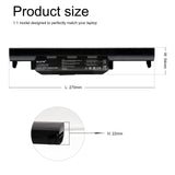 1 x RAW Customer Returns BLESYS A32-K55 Battery for Asus F75A F75V F55A X75A X75V X75VC F55A F55C F55V X55U X55V X55VD Series Laptop - RRP €33.2