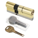 1 x RAW Customer Returns PATIKIL 32.5 42.5 80mm Total l European Double Cylinder Lock Door Cylinder Lock with 2 Renovation Keys 6 Main Keys - RRP €24.0