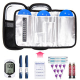 1 x RAW Customer Returns YOUSHARES Insulin Cooler Bag, Eva Insulin Bag for Insulin Pen, Insulin and Other Diabetic Accessories, Diabetic Bag with 3 Nylon Ice Packs Black  - RRP €24.0