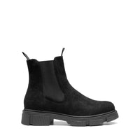 1 x RAW Customer Returns DREAM PAIRS Women s Boots Chelsea Mid Calf Biker Ankle Boots Black SUEDE SDAB2318W-E Size 38 EUR  - RRP €35.29