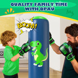 1 x RAW Customer Returns QPAU Punching Bag Children, 122 cm Inflatable Standing Punching Bag for 3-6 Children, Gifts for Boys and Girls, Punching Bag Standing Children s Set for Practice Karate, Taekwondo, MMA - RRP €39.99