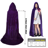 9 x Brand New ZUCOS Cape with Hood, Witch Costume Halloween Cloak Vampire Cape Unisex for Adult Cosplay Vampire Costume Halloween Costume Purple, 60 cm  - RRP €172.8