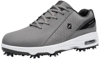 1 x RAW Customer Returns Fenlern Men s Golf Shoes with Soft Spikes Lightweight Outdoor Non-Slip Golf Sneakers for Men Gray White, 40  - RRP €89.9