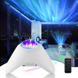 1 x RAW Customer Returns LED starry sky projector children adults, galaxy projector night light, northern lights galaxy projector with Bluetooth speakers and white noise, bedroom ceiling star projector lamp - RRP €30.48