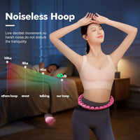 16 x Brand New Hula Hoop with Weight Ball, Hula Hoop Tires Adults, Hullahub Tires for Losing Weight, Smart Fitness Tire with Weight Removable Knots Adjustable, Hula Hoop Fitness - RRP €282.4