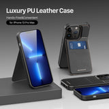 14 x Brand New DUX DUCIS Case for iPhone 13 Pro Max with Stand Kompatibel mit MagSafe RFID Blocking Premium Leather Cards Case Cover for iPhone 13 Pro Max 6.7 , Black  - RRP €310.8