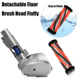 1 x RAW Customer Returns Italdos Electric Roller Brush Motorized Turbo Compatible with Dyson V6 DC58 DC59 DC61 DC62 Quick Release with Bristle Roller for Carpet Hard Floor Parquet Tile with LED Light - RRP €47.84