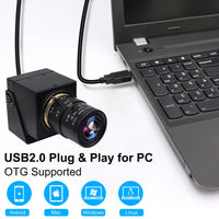 1 x RAW Customer Returns Svpro 4K Camera USB HDMI Dual Out Manual Zoom Webcam for PC, Streaming Webcam with 2.8-12mm CS Mount Lens Camera for Close-Ups, CMOS IMX415 Industrial Camera for Machine Vision - RRP €145.99