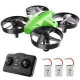 1 x RAW Customer Returns ATOYX Mini Drone for Kids 66C 3 Speed 3D Flip 360 Protections Altitude Suspension Function,Headless Mode,Best Gift Green  - RRP €23.59